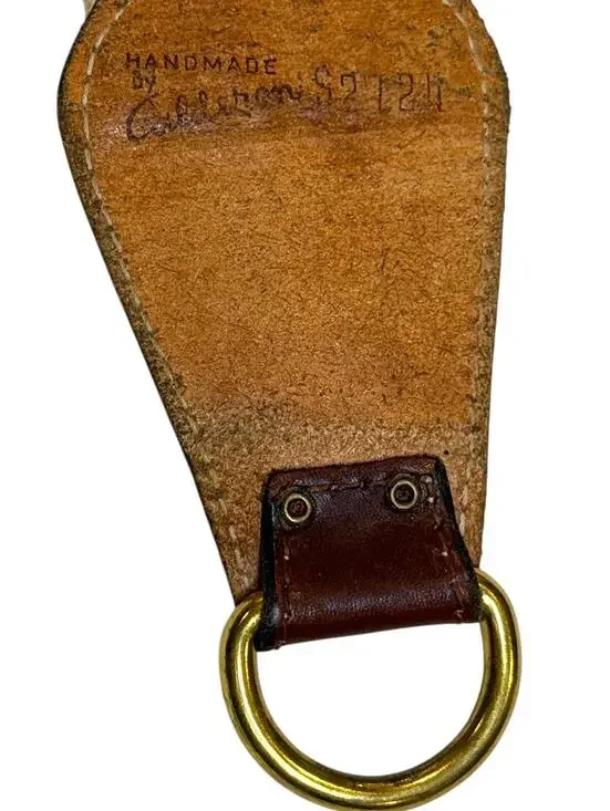 Vintage Handmade Calderon Woven Wonder Belt Leather Accents - Picture 8 of 8